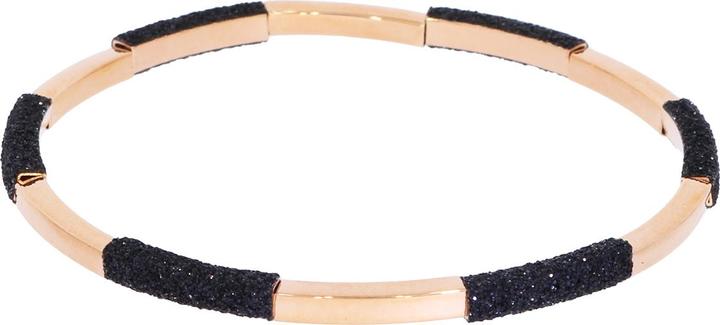 Produktbild Pesavento Armband shiny rosè Polvere schwarz WPLVB1320 (50 cm, 925 Sterling Silber)