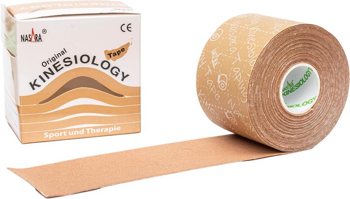 Immagine prodotto Mikros NASARA Nastro kinesiologico beige 5cmx5m, 1 pz PFL (5 m)