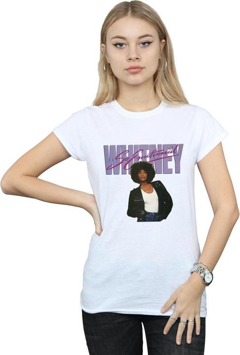 Actual product image Whitney Houston Womens/Ladies So Emotional Album Cover Cotton T-Shirt (XL)