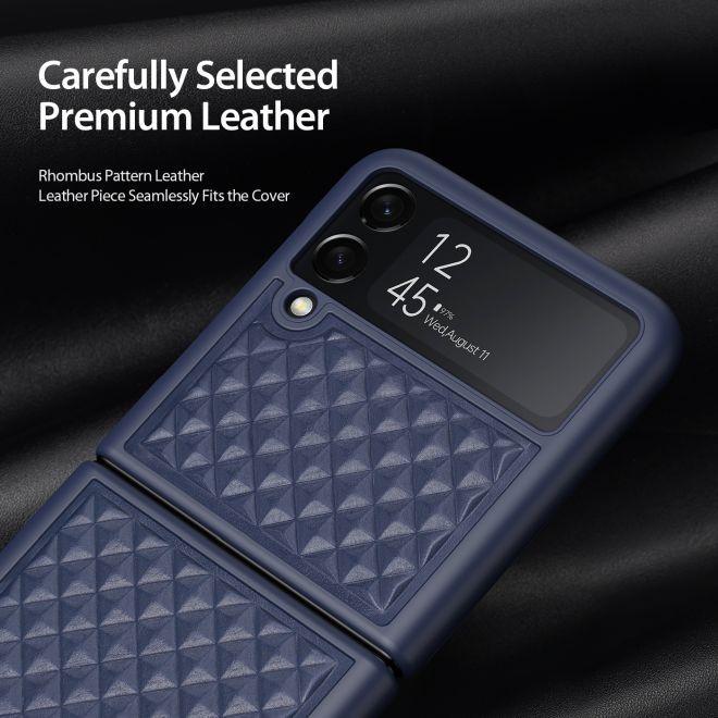 Actual product image Dux Ducis Venice Series Genuine Leather Case (Samsung Galaxy Z Flip4)