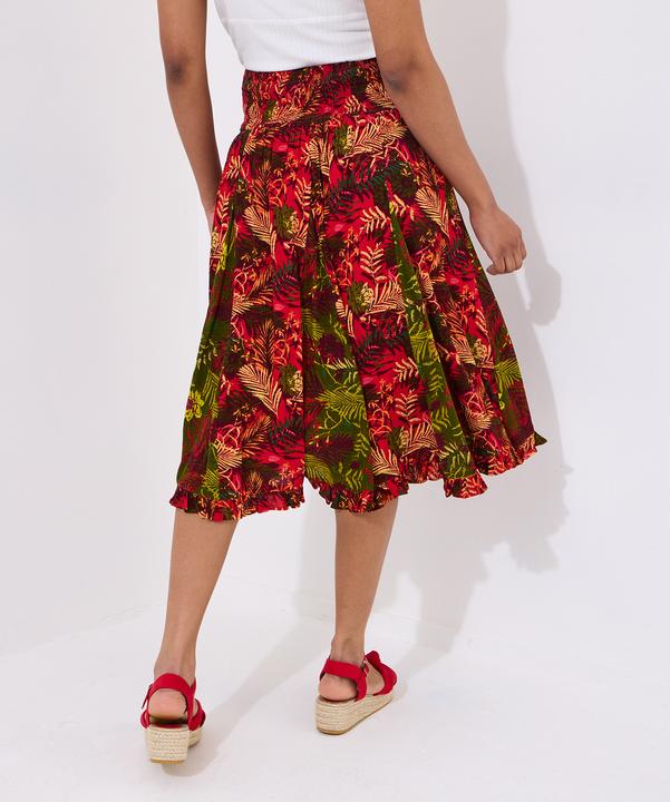 Produktbild Joe Browns Palm Print Godet Skater Skirt (42)