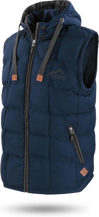 Actual product image Normani Mens Winter Quilted Vest Tropez - 1555 (9XL)