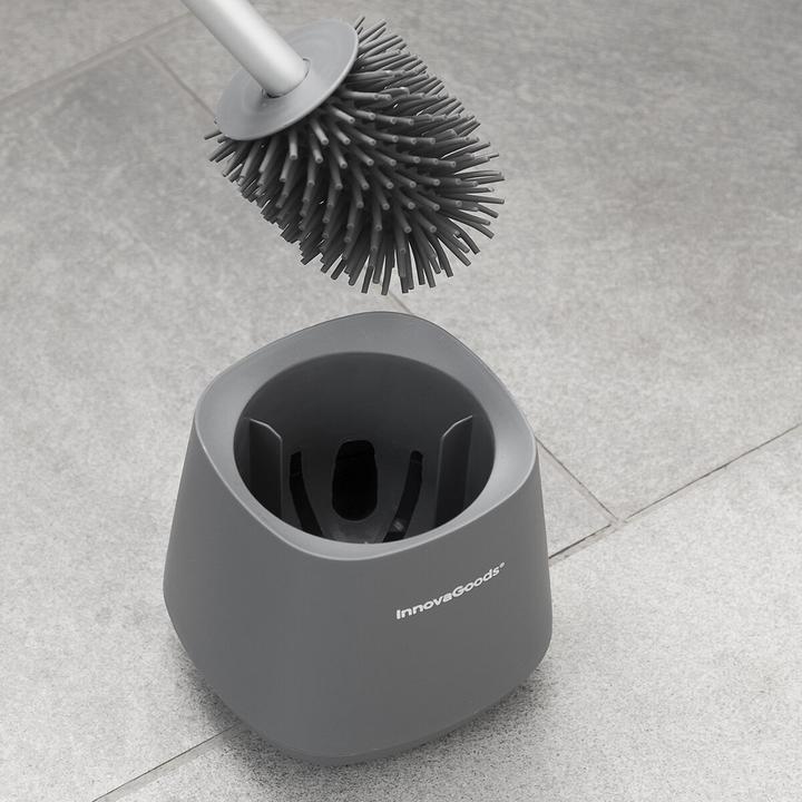 Actual product image InnovaGoods Rubber toilet brush - grey