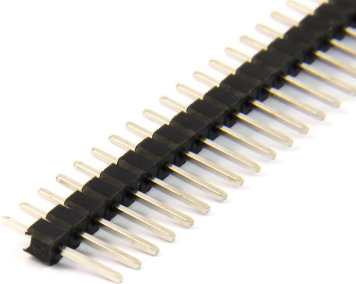 Purecrea Stiftleiste Male 1 X 40 Polig RM 2.54mm gerade kurze Pin