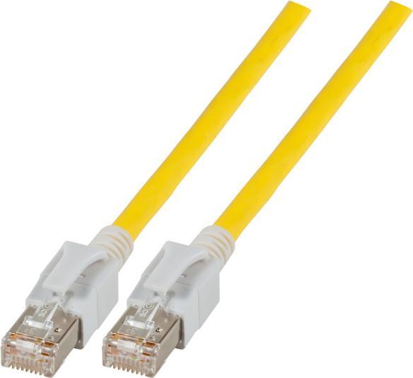 Produktbild EFB Elektronik Hersteller: RJ45 Patchkabel S/FTP, Cat.6A, VC LED, 2m, gelb Das geschirmte Cat.6A RJ4 (S/FTP, CAT6a, 2 m)
