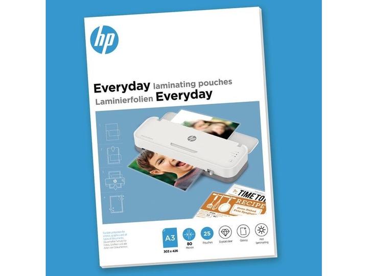 Produktbild HP Laminierfolie Everyday A3, 80 µm, 25 Stück, Glänzend (A3, 25 Stück, 80 µm)