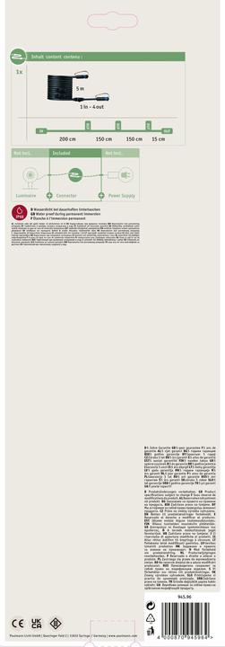 Image du produit Paulmann Câble Outdoor Plug & Shine 1 in-4 out