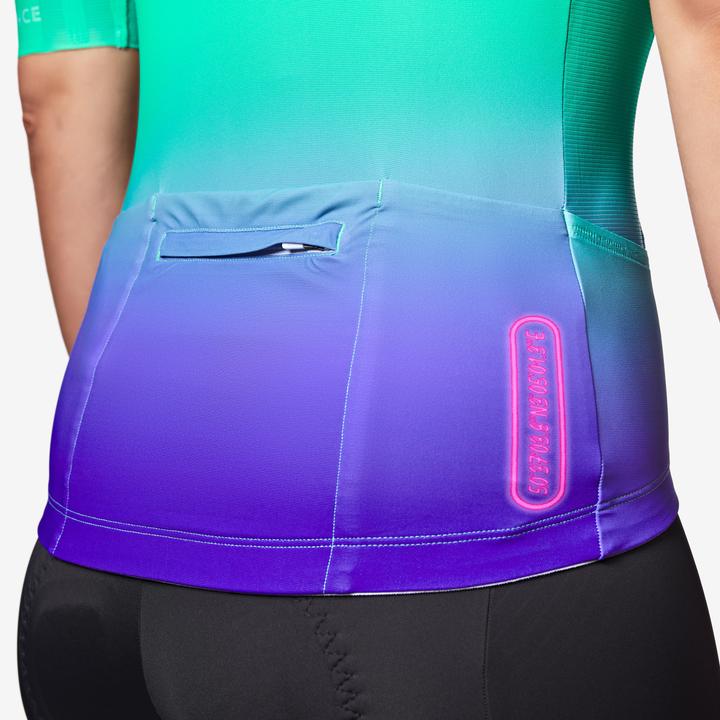 Immagine prodotto Van rysel Radtrikot Rennrad kurzarm Sommer Racer 2 Aquamarin (S)