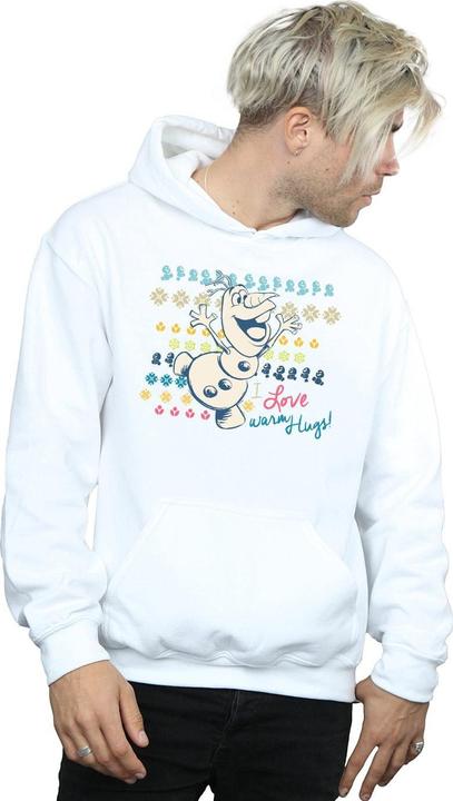 Immagine prodotto Disney Frozen I Love Warm Hugs Felpa con Cappuccio Uomo (M)