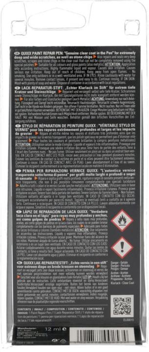 Image du produit Quixx Stylo de réparation de peinture (12 ml)