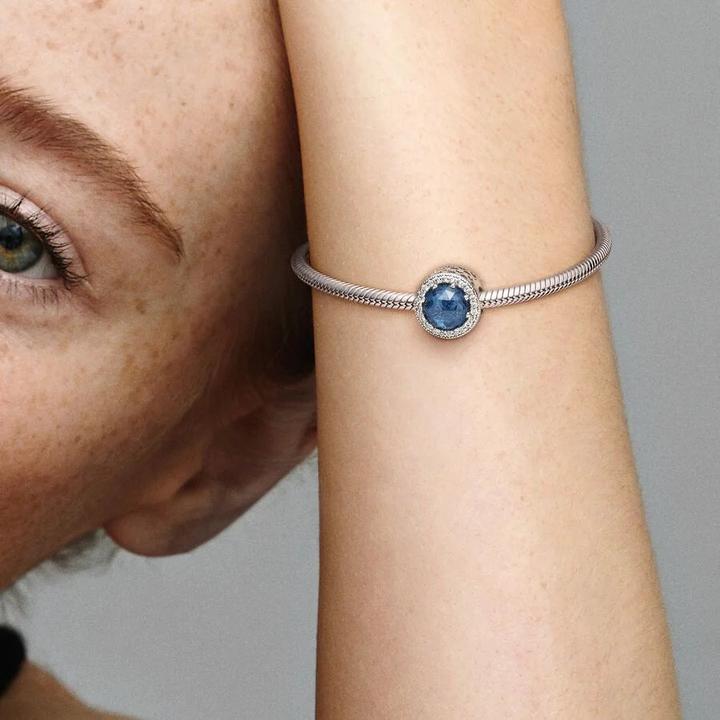 Image du produit Pandora Charms/Beads Rayon bleu minuit des coeurs (Argent)