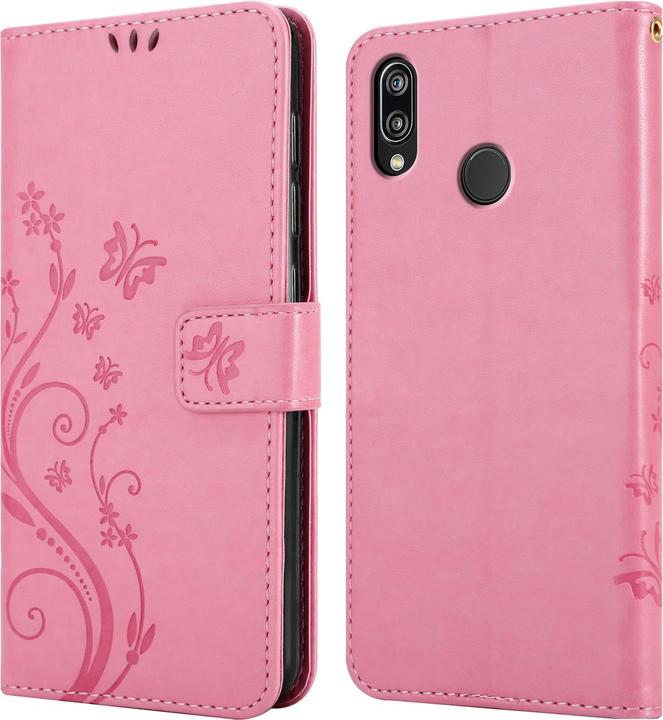 Actual product image Cadorabo Case Flower Book (Huawei Nova 3E)