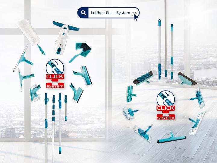Actual product image Leifheit Nemo Click window and bathroom vacuum cleaner