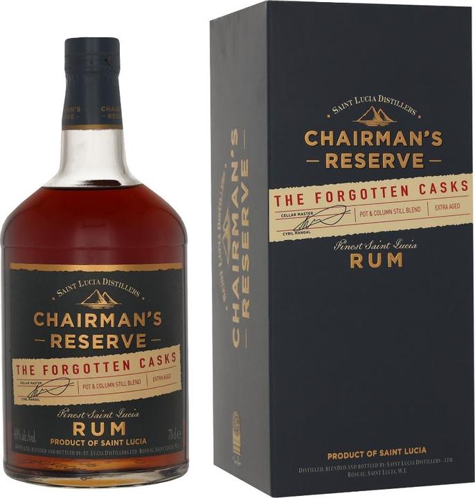 St. Lucia Distillers St. Lucia Rum Chairman's Reserve 'The Forgotten Casks' (1 x 70 cl)
