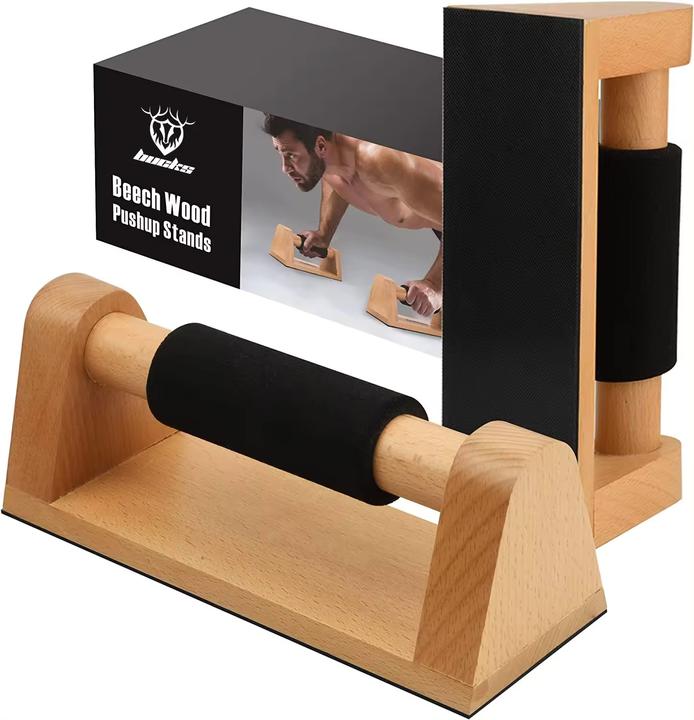 Actual product image Kiwikā PowerWood push-up grips