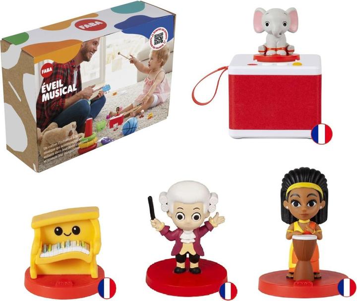 Image du produit Faba - Kit Eveil Musical avec 4 personnages (Français)