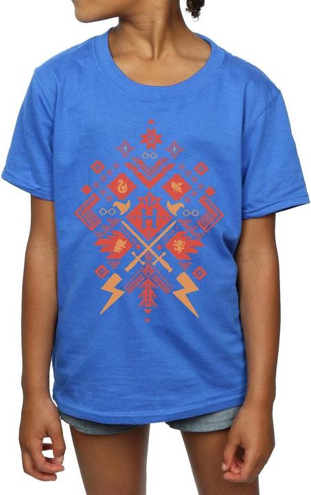 Image du produit - T-shirt CHRISTMAS FAIR ISLE - Fille (140, 146)