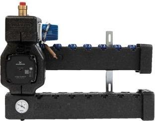 Produktbild Wavin Midishunt 4-Kreislauf, isoliert, mit Grundfos UPM3Hybrid 15-70 Pumpe