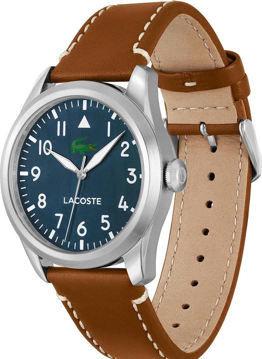 Actual product image Lacoste 2011301 Adventurer men's watch 42mm 5ATM (Analogue wristwatch, 42 mm)