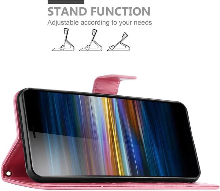 Actual product image Cadorabo Flower Book Cover (Sony Xperia L3)
