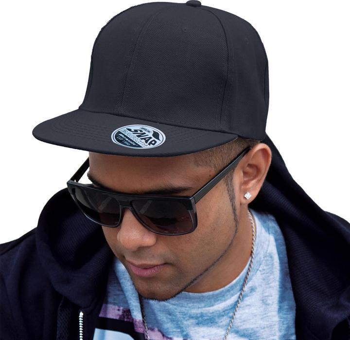 Actual product image Result Bronx Original Flat Peak Snapback Cap (One size)