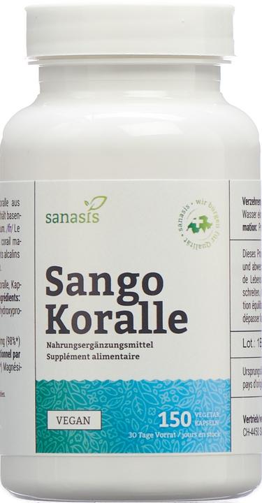 Produktbild Sanasis Sango Korallen Kapsel (150 Stück, Kapseln, 139 g)