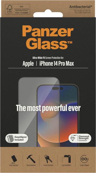 Produktbild PanzerGlass Ultra-Wide Fit (1 Stück, Apple iPhone 14 Pro Max)