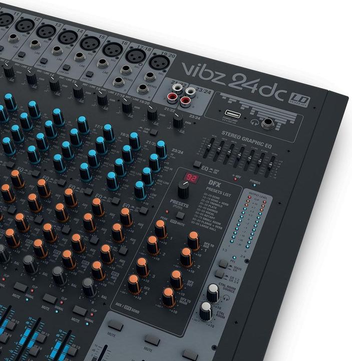 Image du produit LD Systems VIBZ 24 DC Table de mixage 24 canaux (Studio et mixeur live)