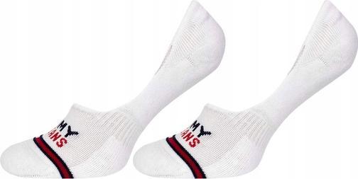 Image du produit Tommy Hilfiger Unisexe-Adult Mid Cut Footie, White, 43-46 (pack de 2) (lot de 2, 43 - 46)