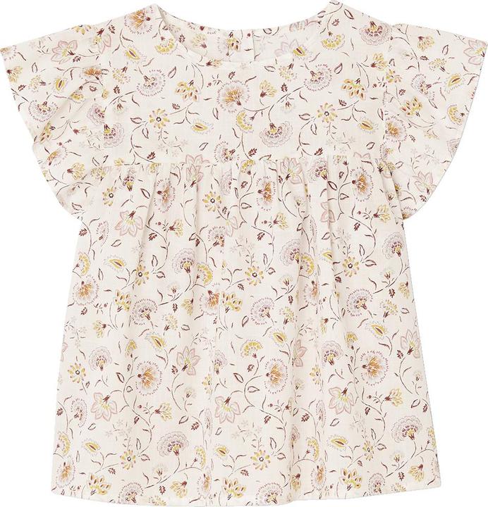 Produktbild Vertbaudet Mädchen-Set: geblümte Bluse & Musselin-Shorts (140)