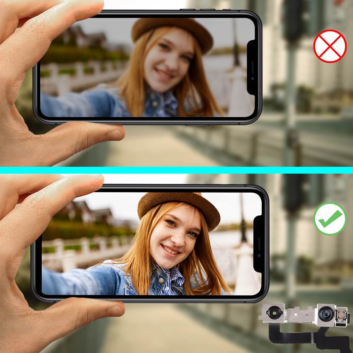 Actual product image Clappio Front camera replacement part iPhone 11 (iPhone 11)