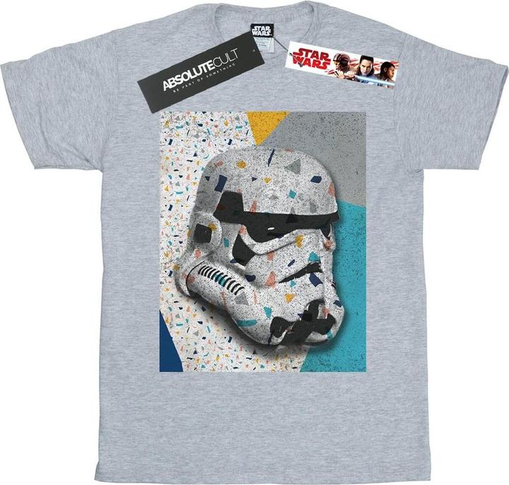 Actual product image Star Wars Mens Stormtrooper Pattern Helmet T-Shirt (XL)
