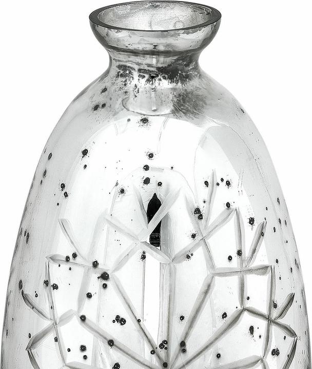 Actual product image Loberon Zorelie vase antique silver (1 x, 16 x 9 cm)