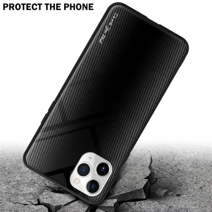 Produktbild Cadorabo TPU Gestreiftes Glas Cover (Apple iPhone 11 Pro Max)