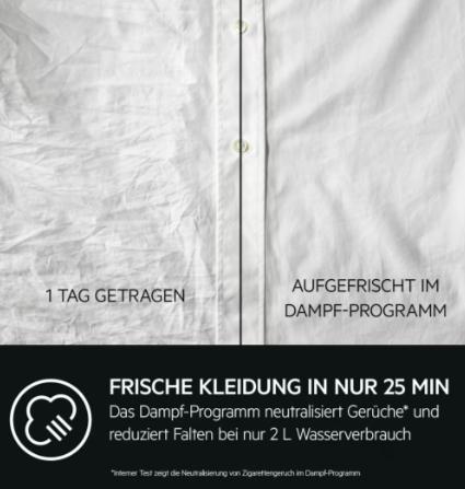 Produktbild AEG LR7G60489 wasmachine Voorbelading 8 kg 1400 RPM A Wit (8 kg, Links)