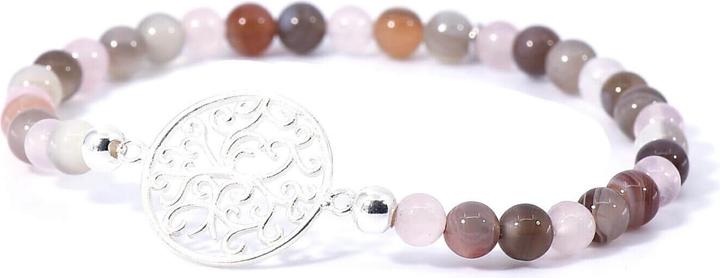 Immagine prodotto Balibay Amalina (18 cm, Quarzo rosa, Pietra preziosa, Argento 925, Agata)