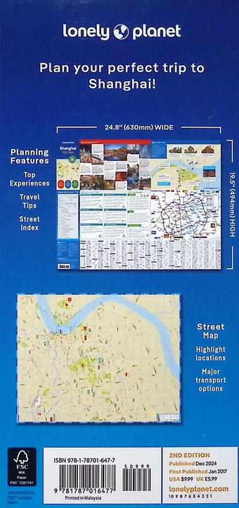 Immagine prodotto Mappa della città di Shanghai