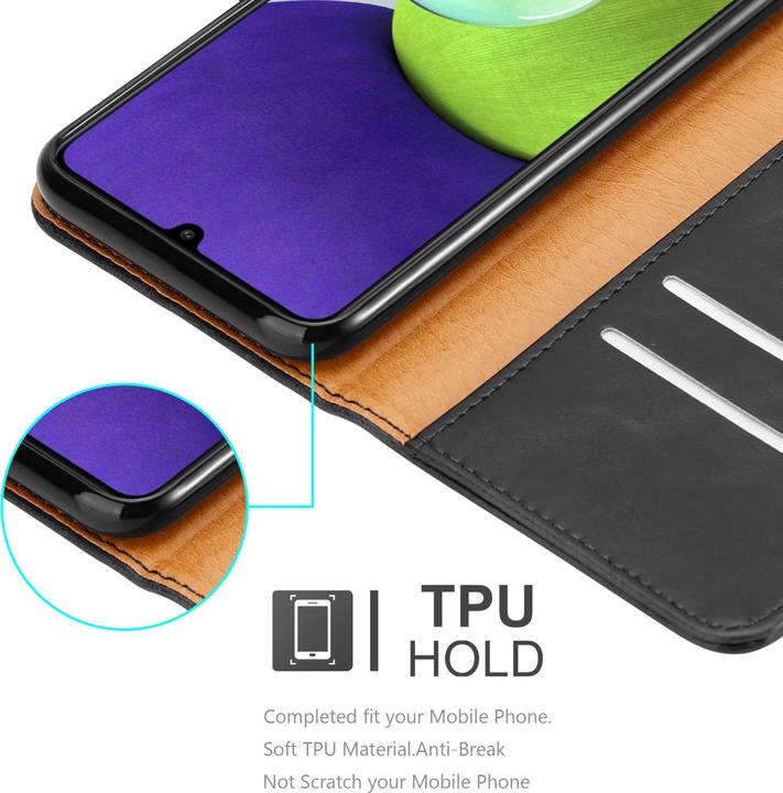 Produktbild Cadorabo Luxury Book Hülle (Samsung Galaxy M22, Samsung Galaxy A22, Samsung Galaxy A32)