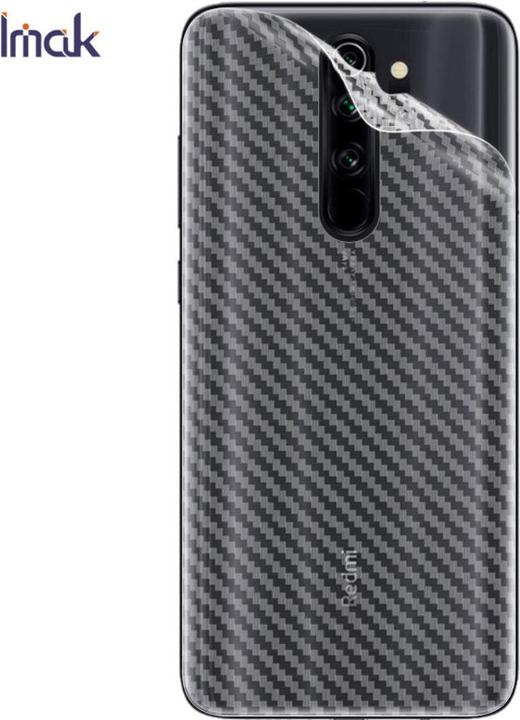 Produktbild Imak Xiaomi Redmi Note 8 Pro - PVC Rücken Schutzfolie Carbon Look (1 Stück, Xiaomi Redmi Note 8 Pro)