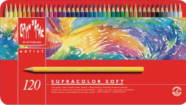 Produktbild Caran d'Ache Supracolor Aquarelle Metallschachtel (Mehrfarbig, 120 x)