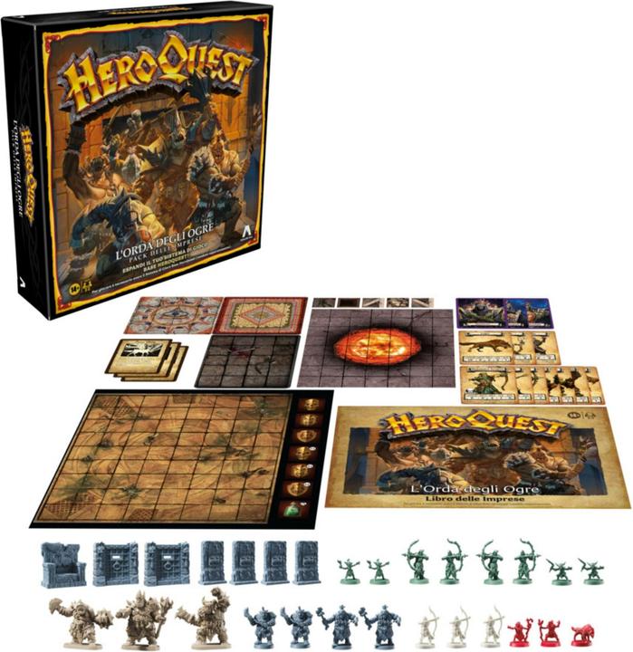 Actual product image Hasbro Heroquest L'Orda Degli Ogre