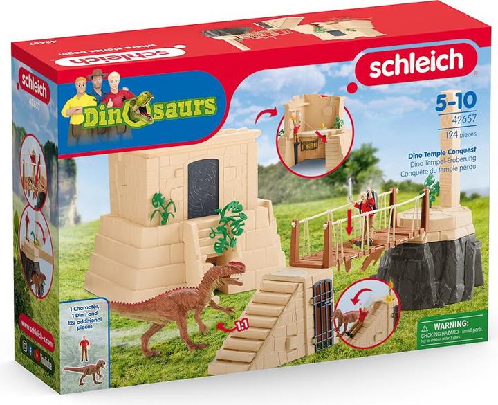 Actual product image Schleich Dinosaur temple conquest
