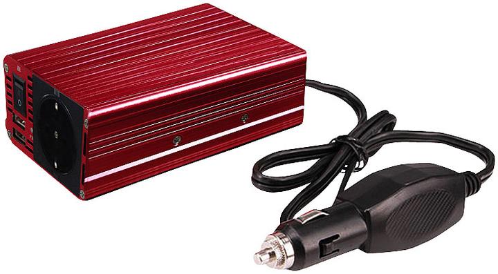 Immagine prodotto Revolt 300-Watt-Kfz-Spannungswandler auf 230 Volt, 2x USB
