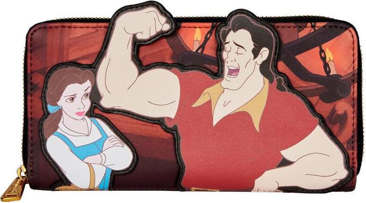 Image du produit Loungefly Portefeuille Disney Beauty and the Beast Villains Gaston Scene