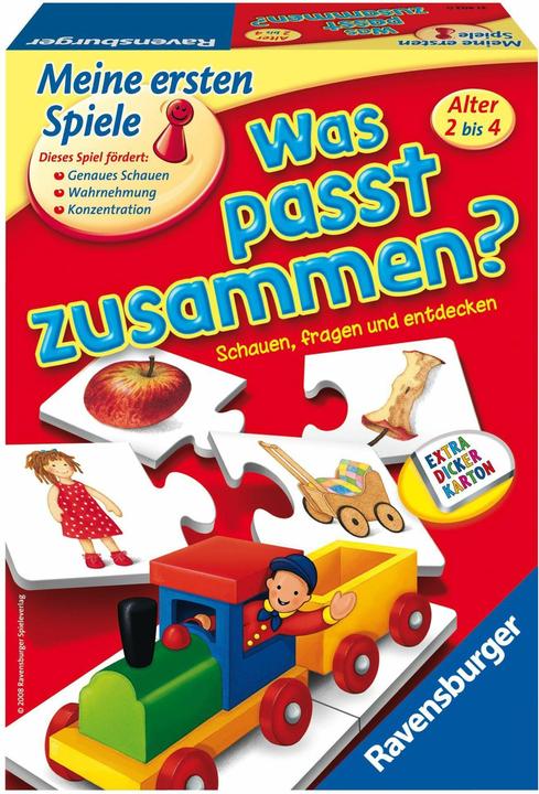 Actual product image Ravensburger What goes together? Look, ask and discover (German)