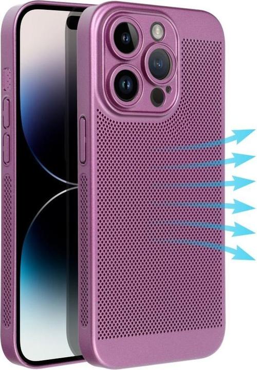 Actual product image OEM Back panel cover BREEZY case for SAMSUNG S24 Plus purple (Samsung Galaxy S24+)