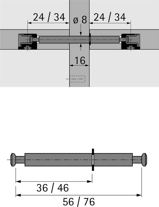 Produktbild Hettich Du 868 (Einpressdübel, 1 Stk.)