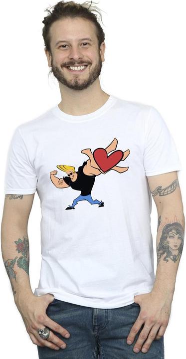 Produktbild Johnny Bravo Heart Present TShirt (XXL)