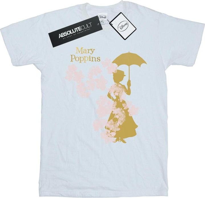 Produktbild Disney Mary Poppins Floral Silhouette TShirt (XL)