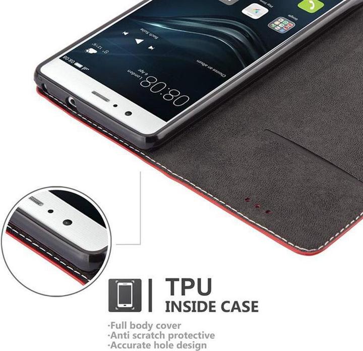 Actual product image Cadorabo Book X Wallet Cover (Huawei P9)